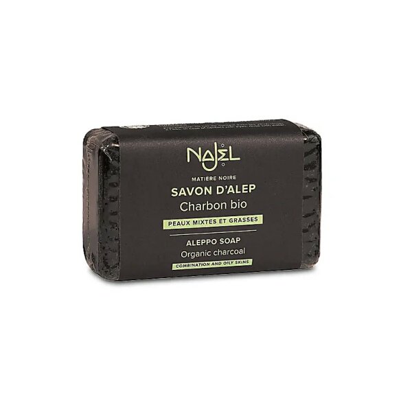 Aleppo-Seife mit biologischer Holzkohle -- 100 g