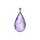 Amethyst Edelsteinanh&auml;nger in Tropfenform --&plusmn;2&ndash;3 cm