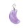 Amethyst Edelstein-Anh&auml;nger mondf&ouml;rmig -- &plusmn;2x1,5cm