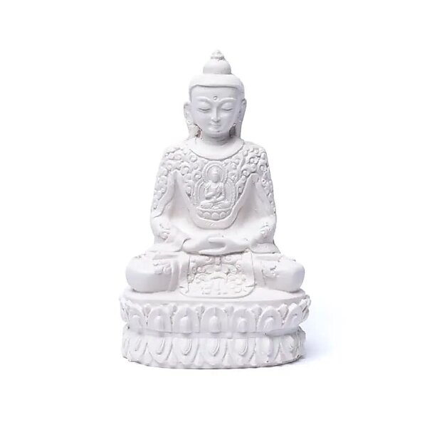 Amithaba Buddha weiß -- 13cm