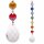 Amrita Feng-Shui Chakra Kristall-Kette -- 20 cm
