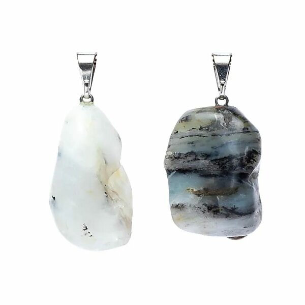 Anden-Opal Edelstein Anhänger gebohrt -- ±2cm