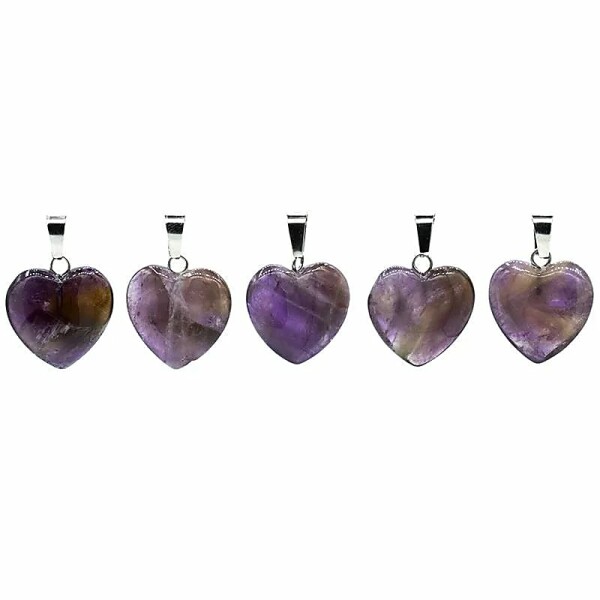 Anhänger Amethyst Herzform