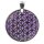 Anh&auml;nger Blume des Lebens violett -- 3.8 cm
