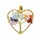 Anh&auml;nger Chakra goldfarben Herz Lebensbaum -- &plusmn;3 cm