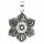 Anh&auml;nger Lotus mit religi&ouml;sen Symbolen -- 2.8 cm
