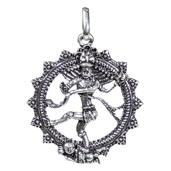 Anhänger Shiva Silberfarben -- 4.5 cm
