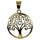 Anh&auml;nger Tree of Life Messing goldfarbig -- 3 cm