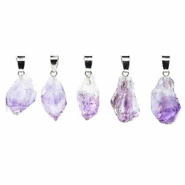 Anhhänger Amethyst roh -- ±2cm