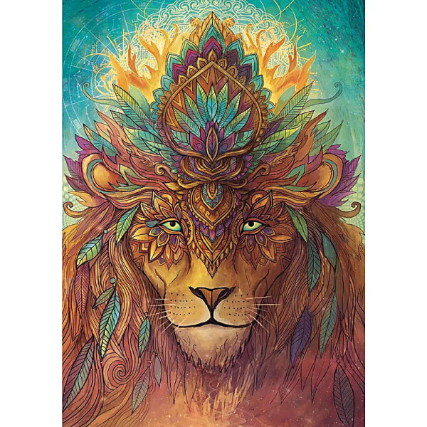 Ansichtskarte Löwe -- 15x10,5 cm