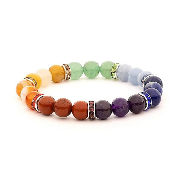Armband 7 Chakren - elastisch -- ±0.9cm