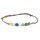 Armband Amazonit verstellbar -- 0.6 cm