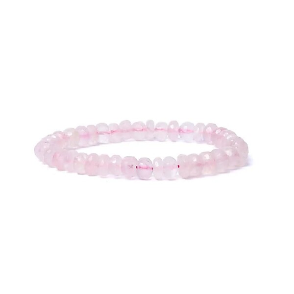 Armband Amethyst Facette AA Qualität elastisch -- 0,8 cm