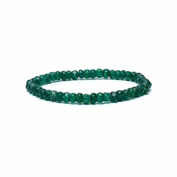 Armband Aventurin Facette AA Qualität elastisch -- 0,6 cm