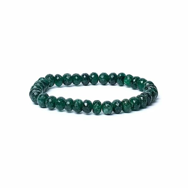 Armband Aventurin Facette AA Qualität elastisch -- 0,8 cm