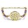Armband Blume des Lebens mit Amethyst -- &plusmn;0.3 cm