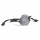Armband Blume des Lebens schwarz verstellbar -- &plusmn;5.5-8.5cm