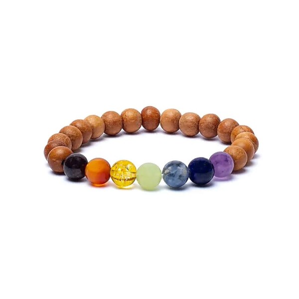 Armband Chakra Kadamholz elastisch -- 0,8 cm