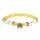 Armband Citrin/Bergkristall mit Buddha -- 6-8 mm