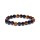 Armband dreifach Tigerauge (rot/orange/blau) elastisch -- 8mm