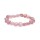 Armband Erdbeerquarz elastisch Herzen -- 10mm