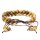 Armband Landschafts-Jaspis doppelreihig verstellbar -- 0.6 cm
