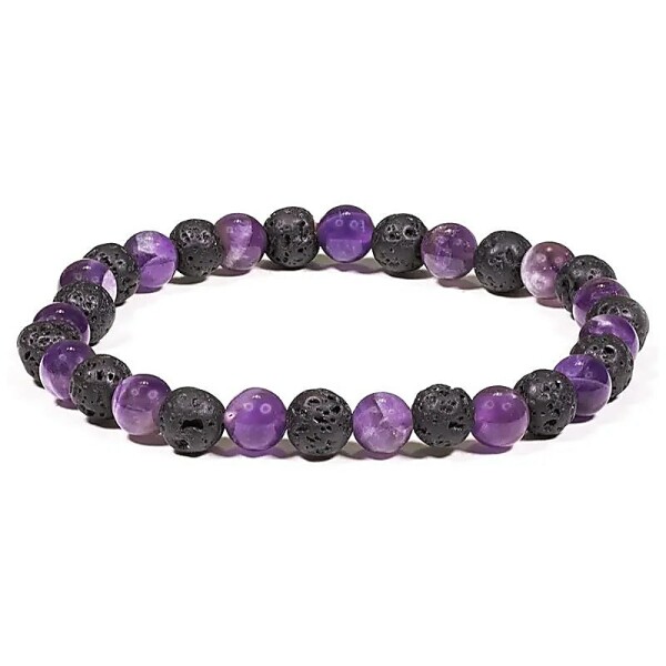 Armband Lava / Amethyst -- ±0.6cm