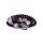 Armband mit Charme roter Granat elastisch -- 0.5 cm