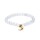 Armband Mondstein elastisch mit Mondanh&auml;nger -- 6mm