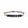 Armband Obsidian verstellbar -- 0.6 cm