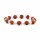 Armband Rudraksha/Bergkristall elastisch -- 0.8 cm;8 cm