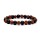 Armband Rudraksha/Lavastein elastisch -- 0.8 cm; 9 cm