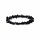 Armband schwarzer Tourmalin Splitter elastisch -- &plusmn;0.7 cm