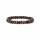 Armband Tigerauge Facette AA Qualit&auml;t elastisch -- 0,8 cm