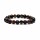 Armband Tigerauge/Lavastein elastisch -- 0.8 cm;8 cm