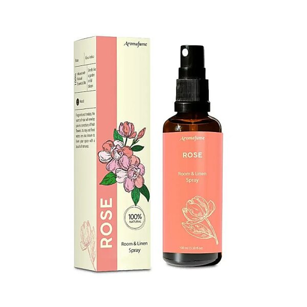 Aromafume Raum- und Wäschespray Rose -- 100ml