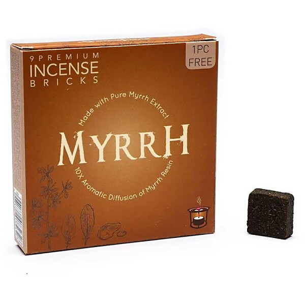 Aromafume Weihrauchblöcke Myrrhe -- 40g