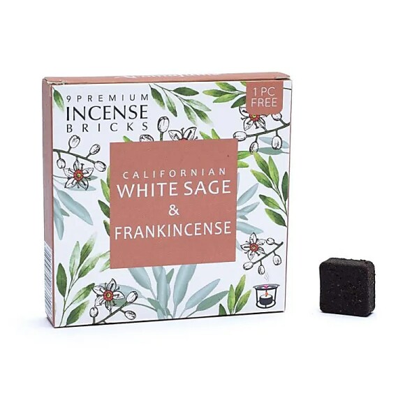 Aromafume Weihrauchblöcke Weißer Salbei & Weihrauch -- 40g