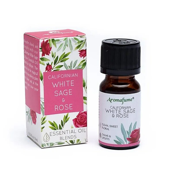 Ätherische Ölmischung weißer Salbei & Rose Aromafume -- 10 ml