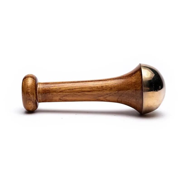 Ayurvedischer Kansa Stab zur Gesichtsmassage -- ±13x4 cm