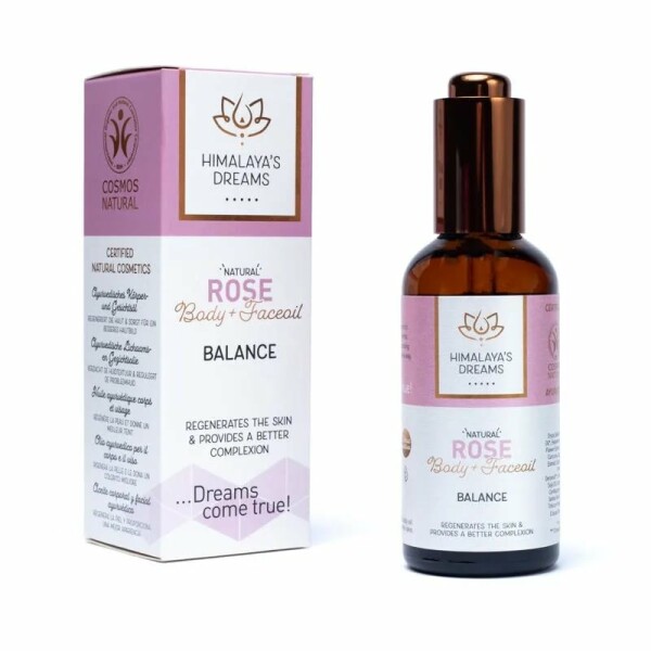 Ayurvedisches Körper- und Gesichtsöl Rose/ Balance Himalayas Dreams -- 100 ml