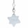 Bergkristall Merkaba Chakrapendel achtspitzig -- 3 cm