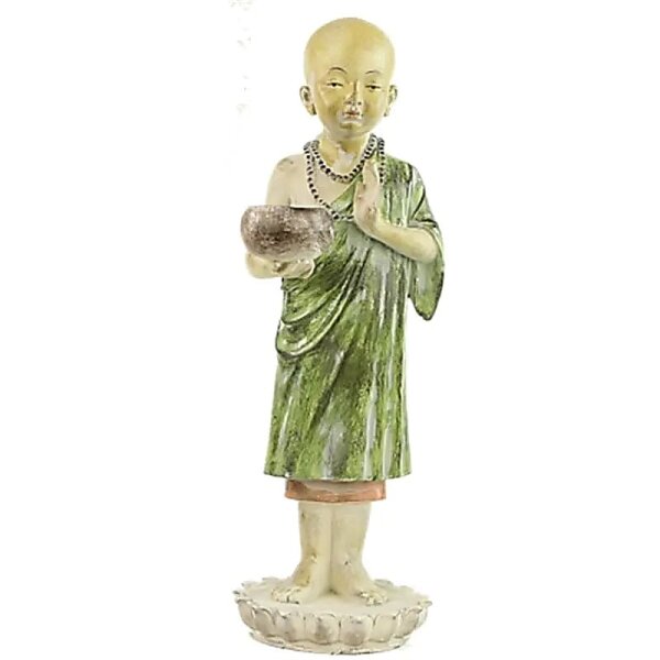 Bettelmönch Statue -- 3050 g; 24x22x63 cm