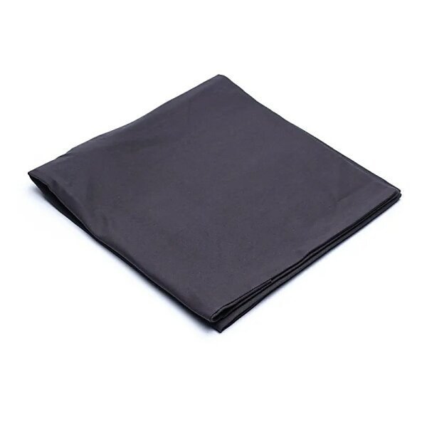 Bezug für Meditationsmatte anthrazit Baumwolle BIO (GOTS) -- 65x65x5cm; 239g