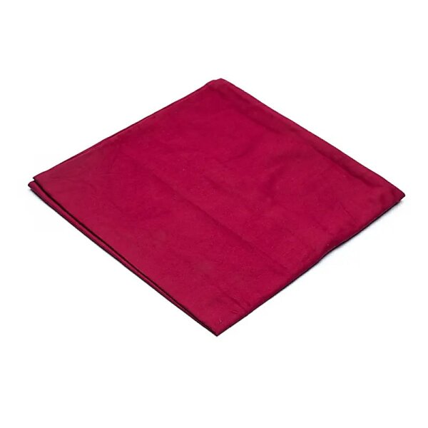 Bezug für Meditationsmatte bordeaux Baumwolle BIO (GOTS) -- 65x65x5cm; 239g