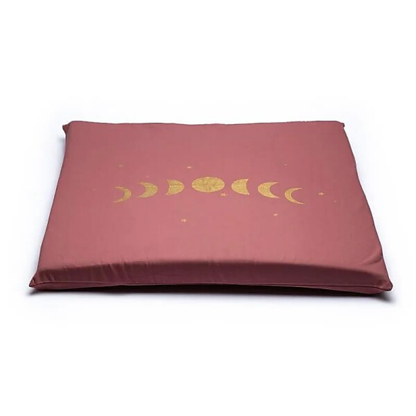 Bezug für Meditationsmatte Mondphasen Baumwolle BIO (GOTS) -- 65x65x5cm; 239g