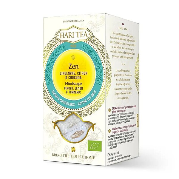 BIO Hari Tea Mindscape Ingwer, Zitrone & Kurkuma -- 20 g