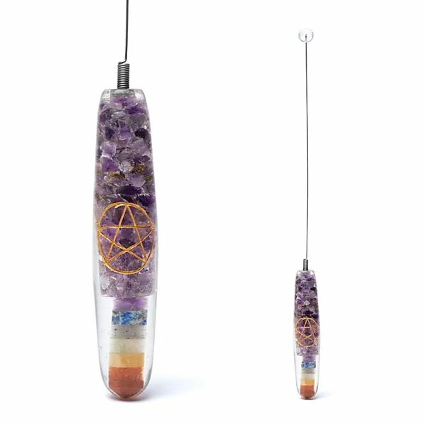 Biotensor Orgonit Chakra Pentagramm -- 32 cm