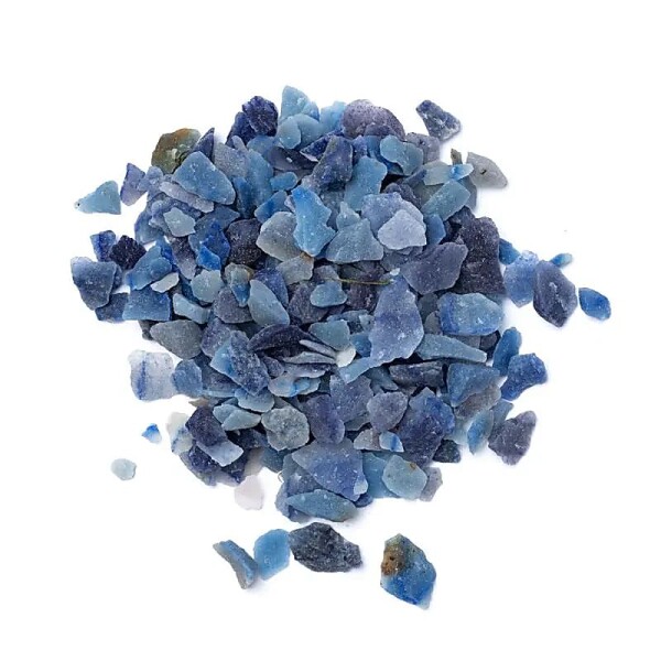 Blaue Quarz Chips  -- ±0.5-1.5cm; ±700g