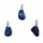 Blauer Quarz Edelsteinanh&auml;nger mit gebohrtem Stift-- &plusmn;2-3 cm